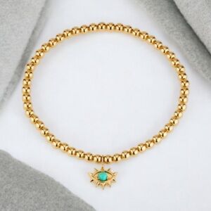 AVA NADRI EVIL EYE STRETCH BRACELET